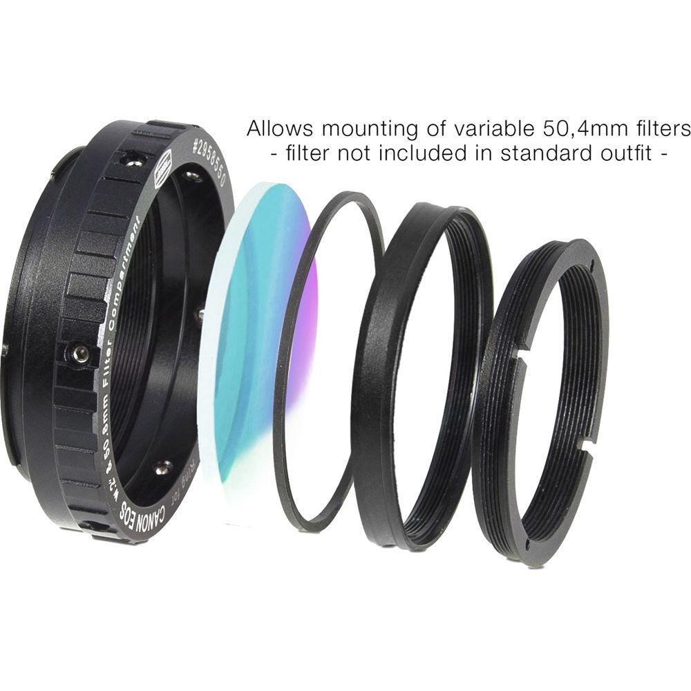 Alpine Astronomical Baader Canon EOS Wide T-Ring System with 2" Clear Filter