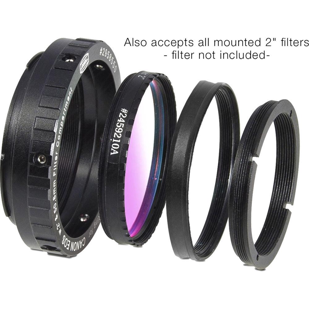 Alpine Astronomical Baader Canon EOS Wide T-Ring System with 2" Clear Filter