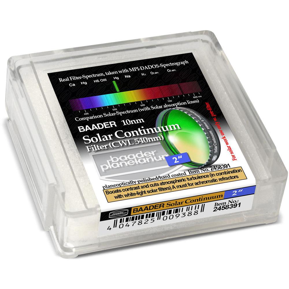 Alpine Astronomical Baader Solar Continuum Filter