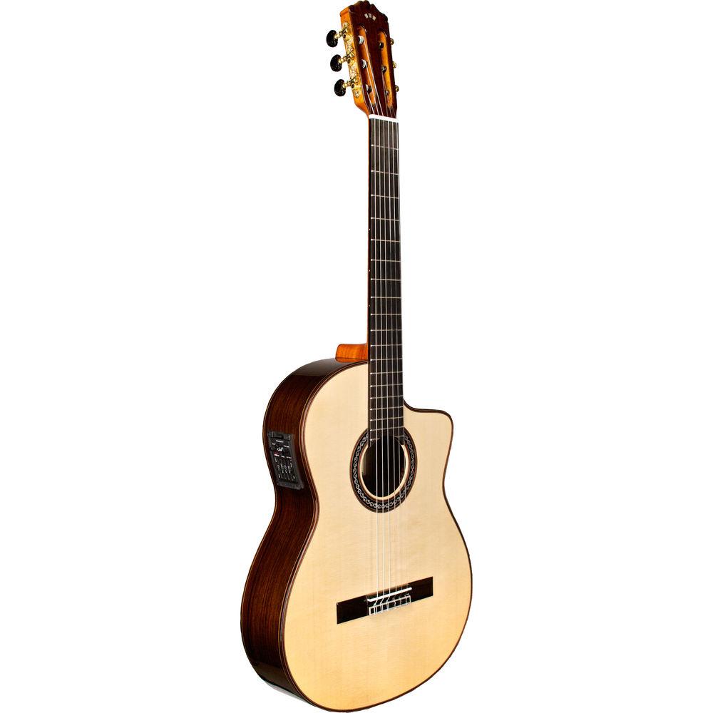 Cordoba GK Pro Negra Luthier Series Hybrid Classical Electric Guitar