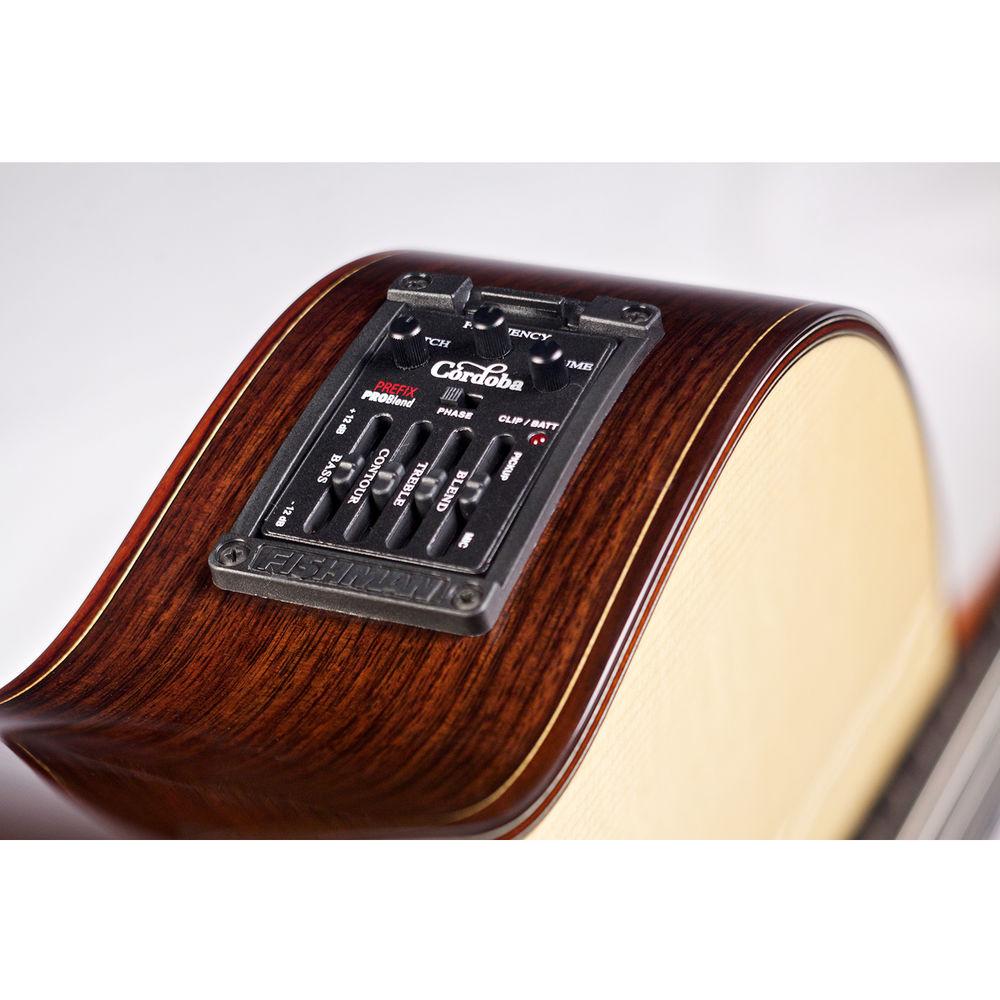 Cordoba GK Pro Negra Luthier Series Hybrid Classical Electric Guitar