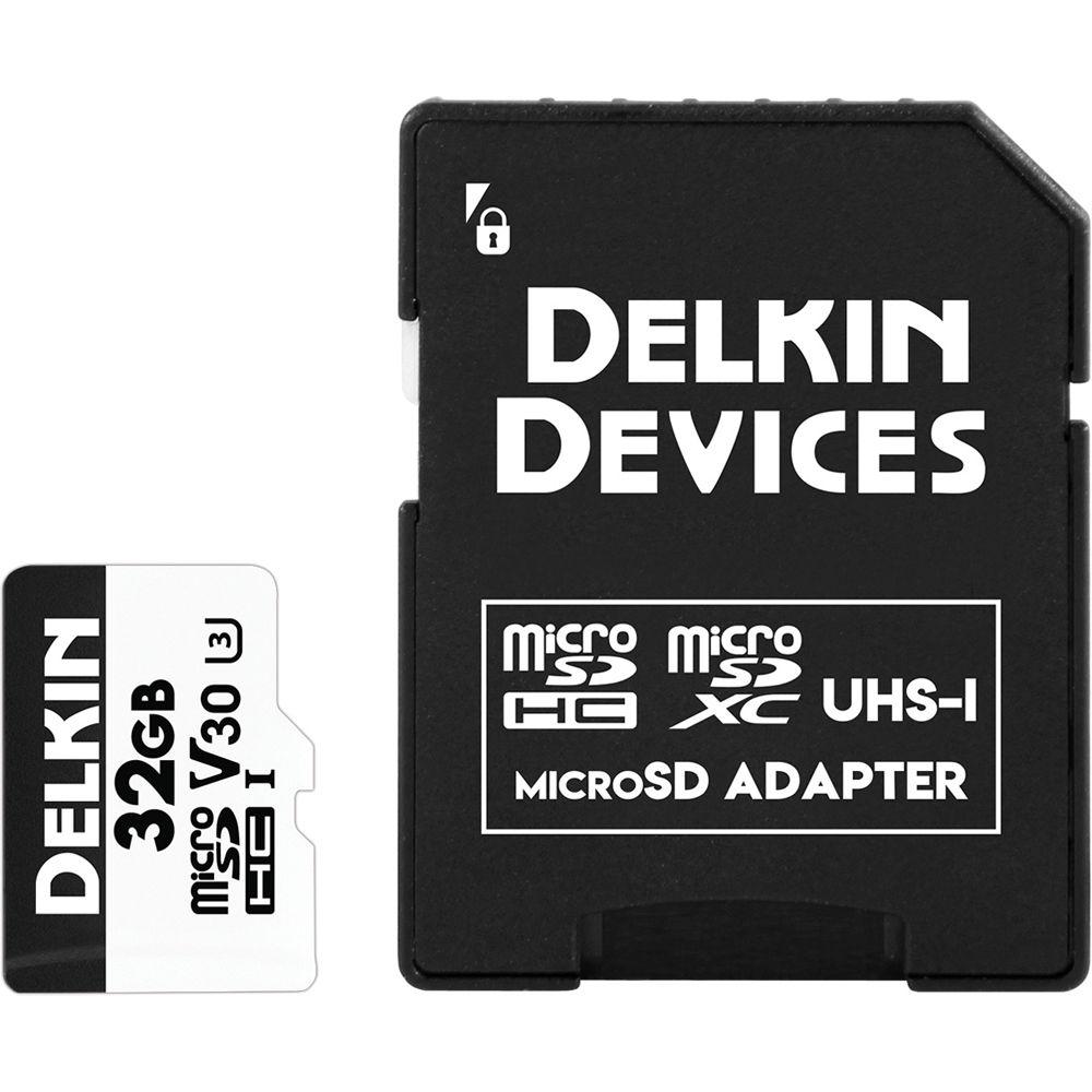 Delkin Devices 32GB Advantage UHS-I microSDHC Memory Card