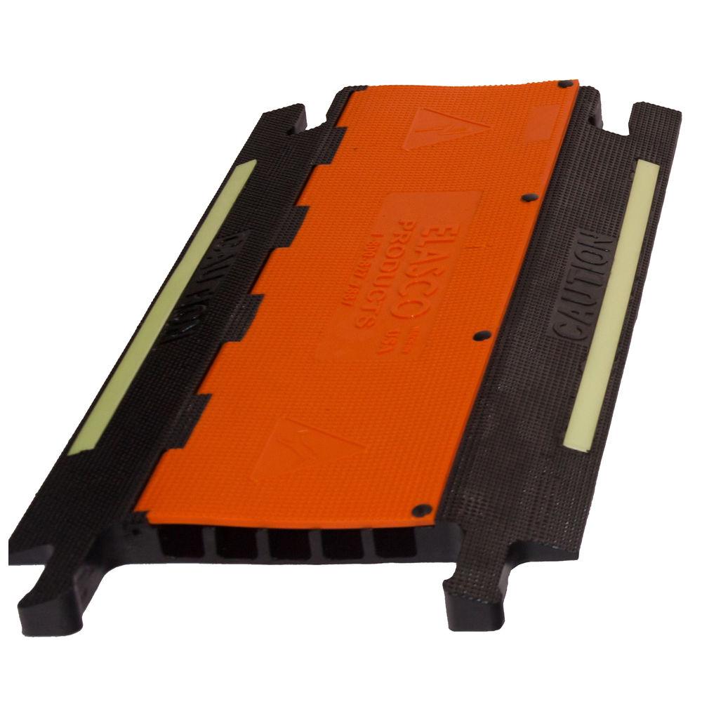 Elasco Products 5-Channel Glow-in-the-Dark Button Down Lid Cable Protector