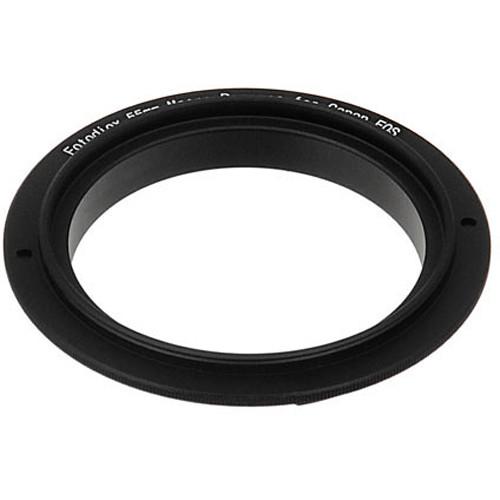 FotodioX 55mm Reverse Mount Macro Adapter Ring for Canon EF-Mount Cameras