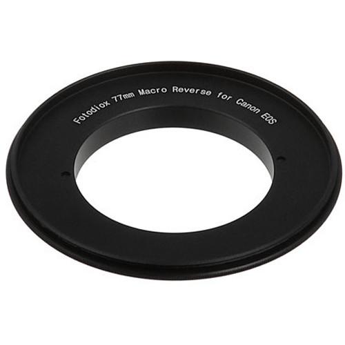 FotodioX 77mm Reverse Mount Macro Adapter Ring for Canon EF-Mount Cameras
