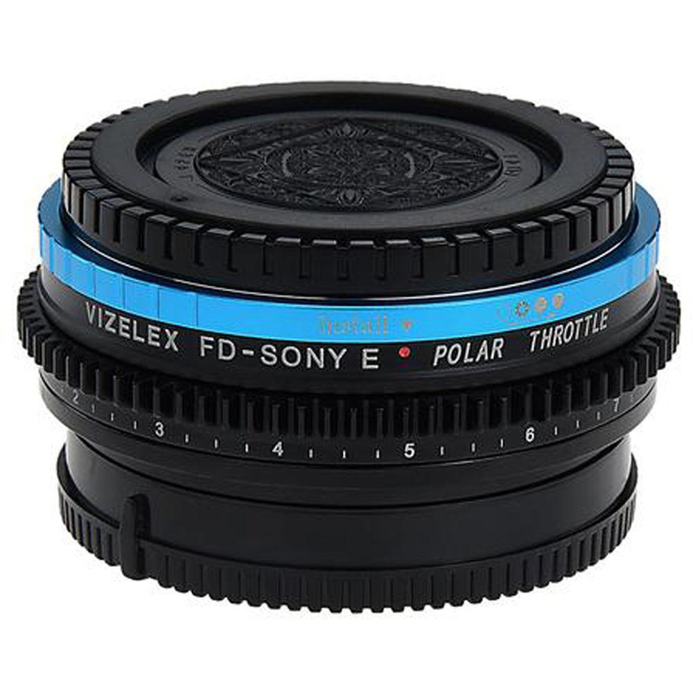 FotodioX Canon FD Lens to Sony E-Mount Camera Vizelex Polar Throttle Adapter