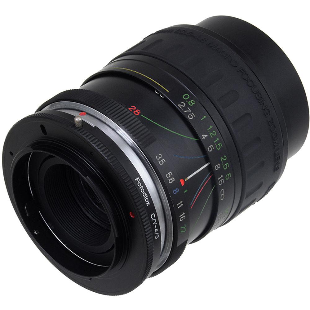 FotodioX Mount Adapter for Contax Yashica Lens to Olympus 4 3-Mount Camera