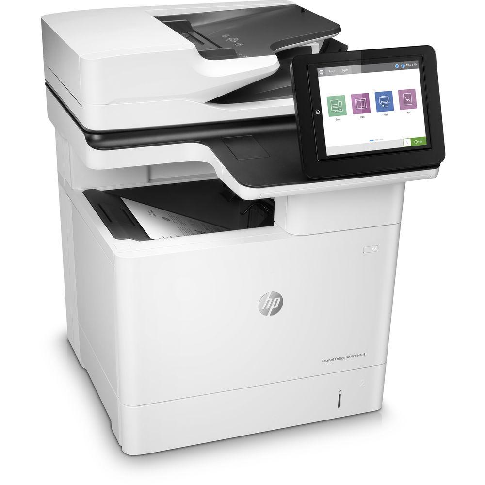 HP LaserJet Enterprise M633fh Monochrome All-In-One Laser Printer