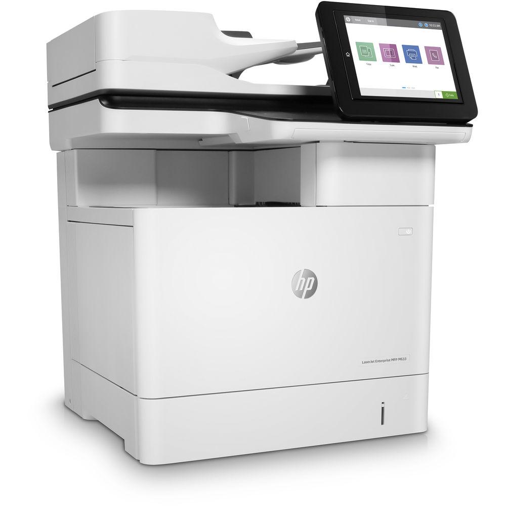 HP LaserJet Enterprise M633fh Monochrome All-In-One Laser Printer