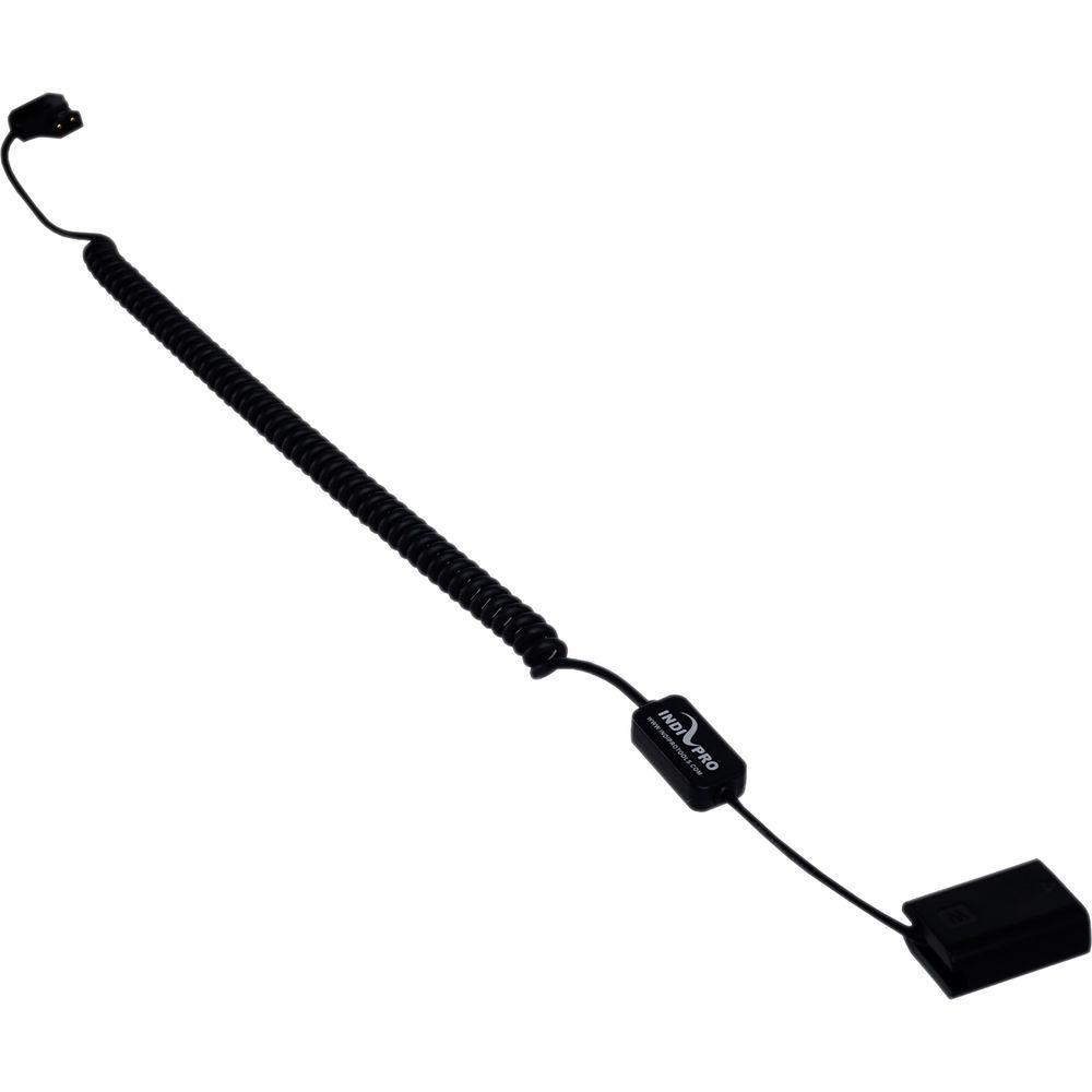IndiPRO Tools D-Tap to Sony NP-FW50-Type Dummy Battery Inline-Regulated Coiled Cable
