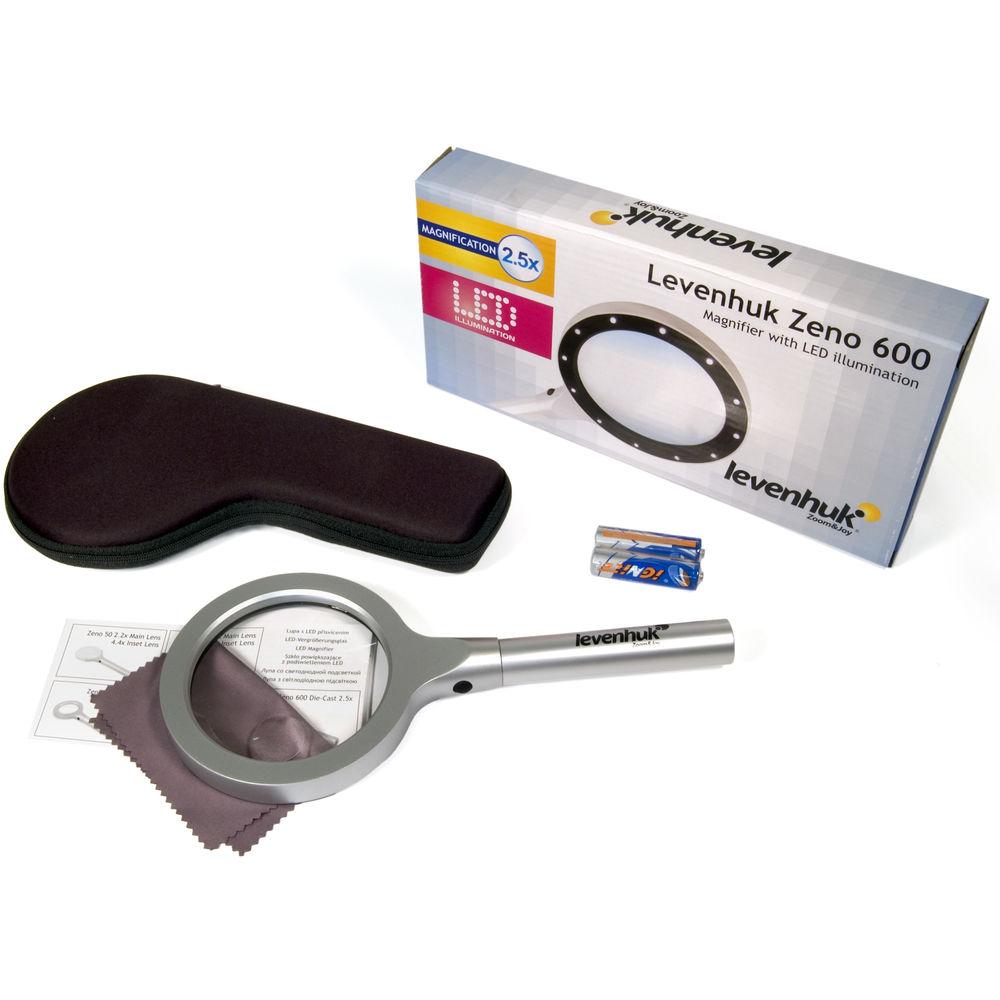 Levenhuk Zeno 600 Handheld 2.5x and 5x Magnifier