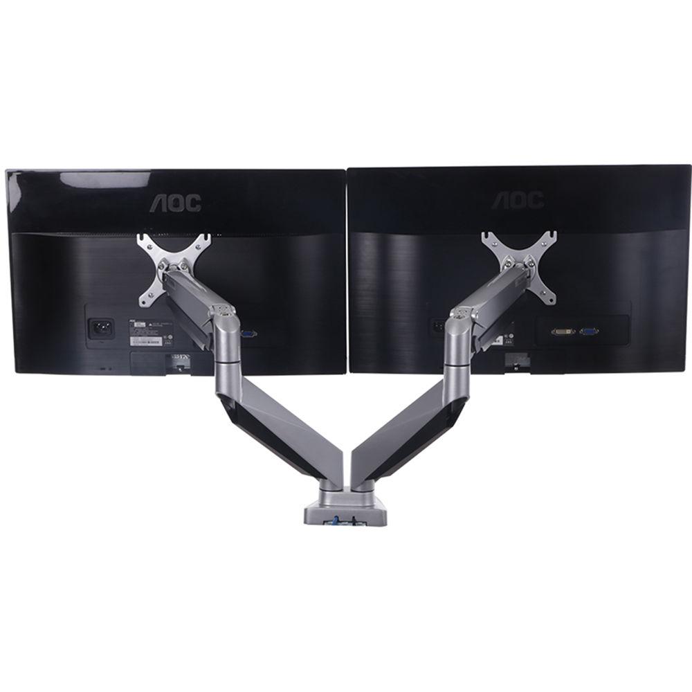 Loctek D7D Gas Spring Dual Monitor Arm