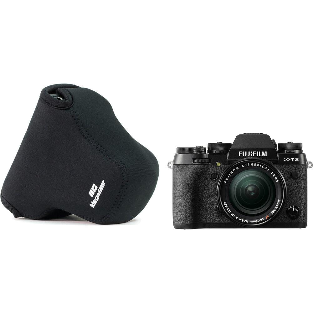 MegaGear Ultra-Light Neoprene Camera Case for Fujifilm X-T2 with 18-55mm Lens