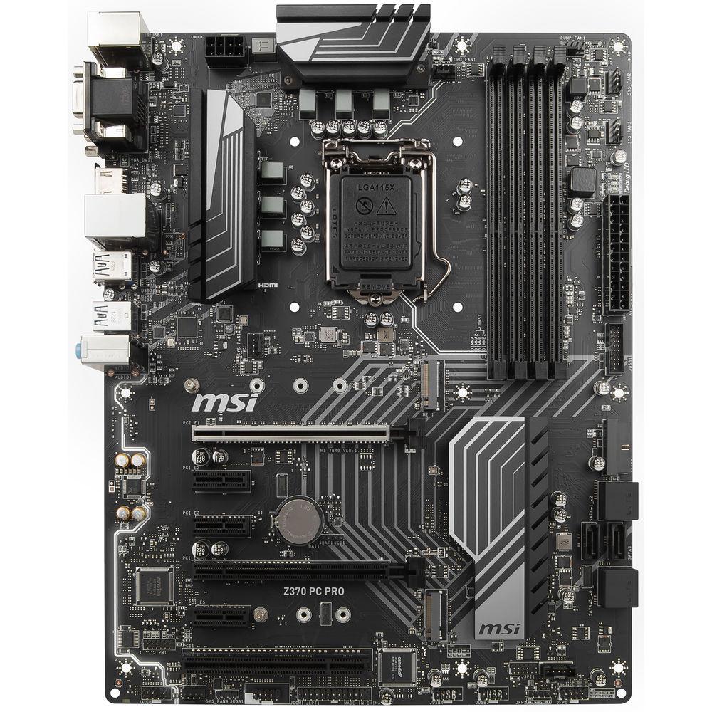 MSI Z370 PC Pro LGA 1151 ATX Motherboard