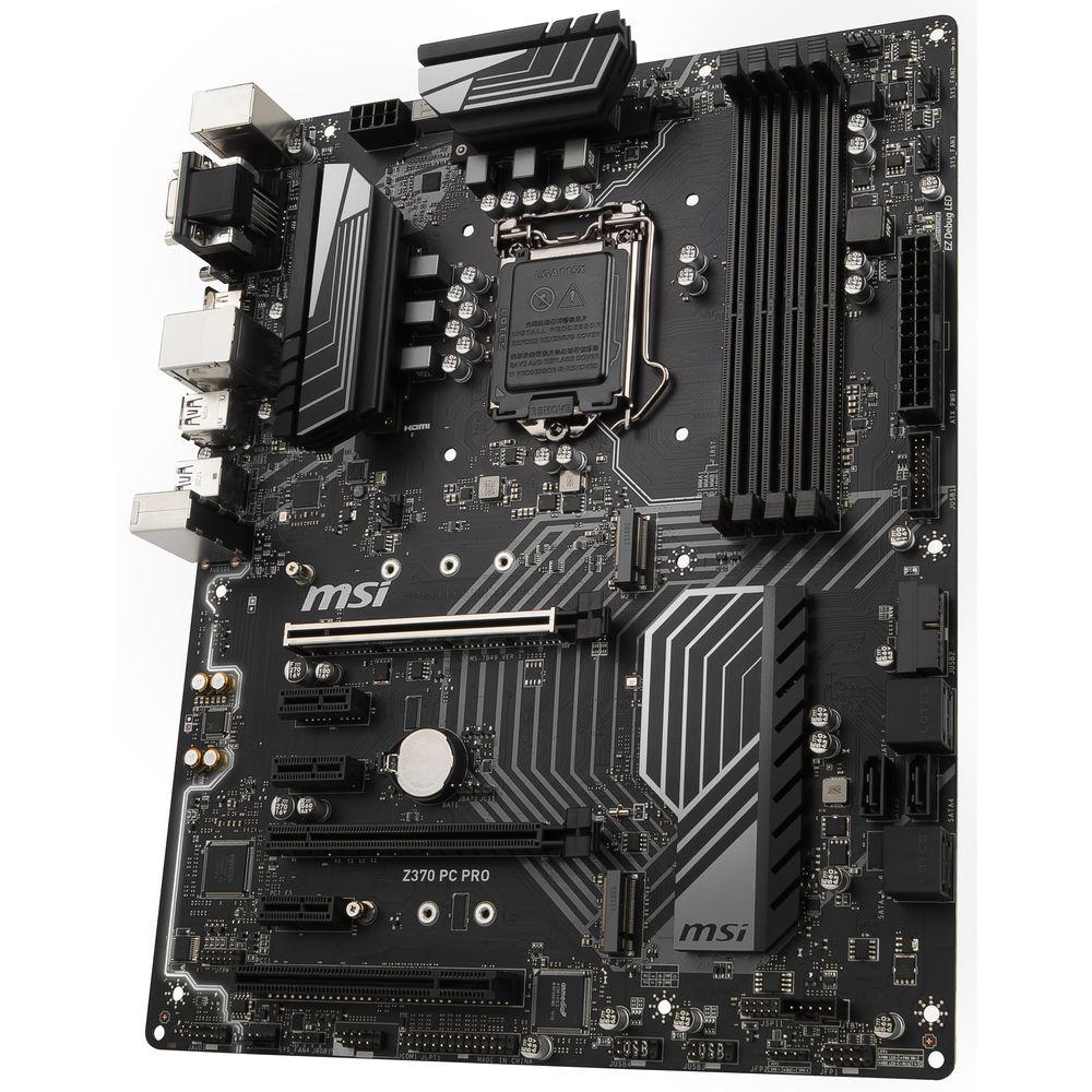 MSI Z370 PC Pro LGA 1151 ATX Motherboard