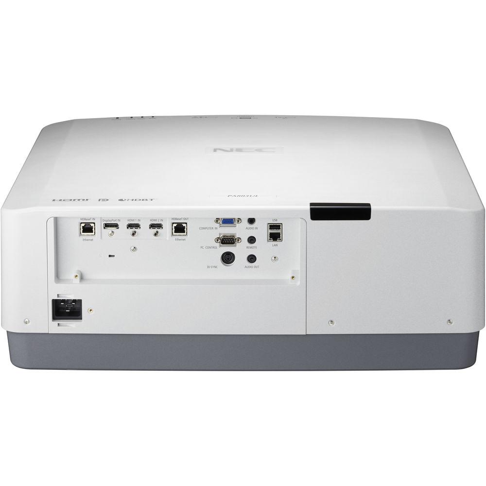 NEC PA Series NP-PA803UL 8000-Lumen WUXGA LCD Professional Installation Laser Projector