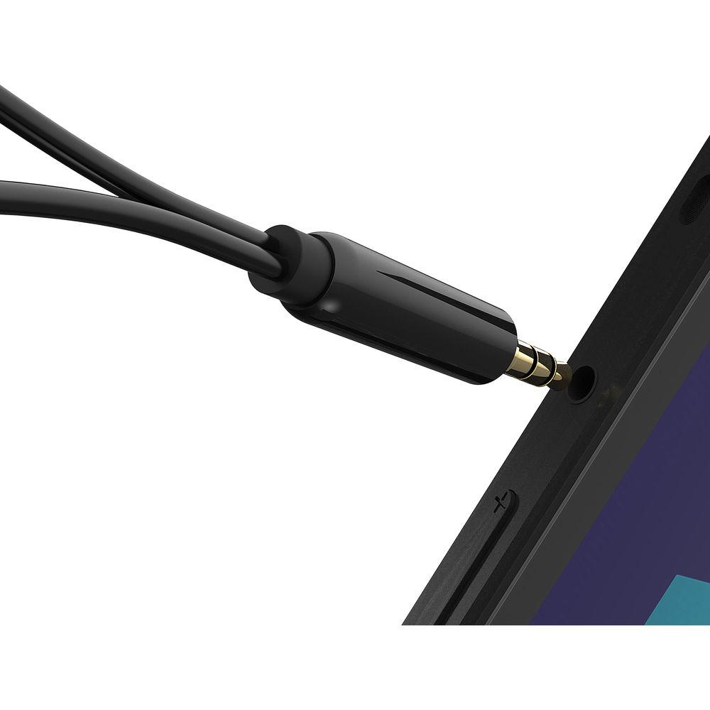 Sabrent 3.5mm Stereo Male to Two 3.5mm Stereo Female Audio Y-Splitter Cable for Speaker and Headphones