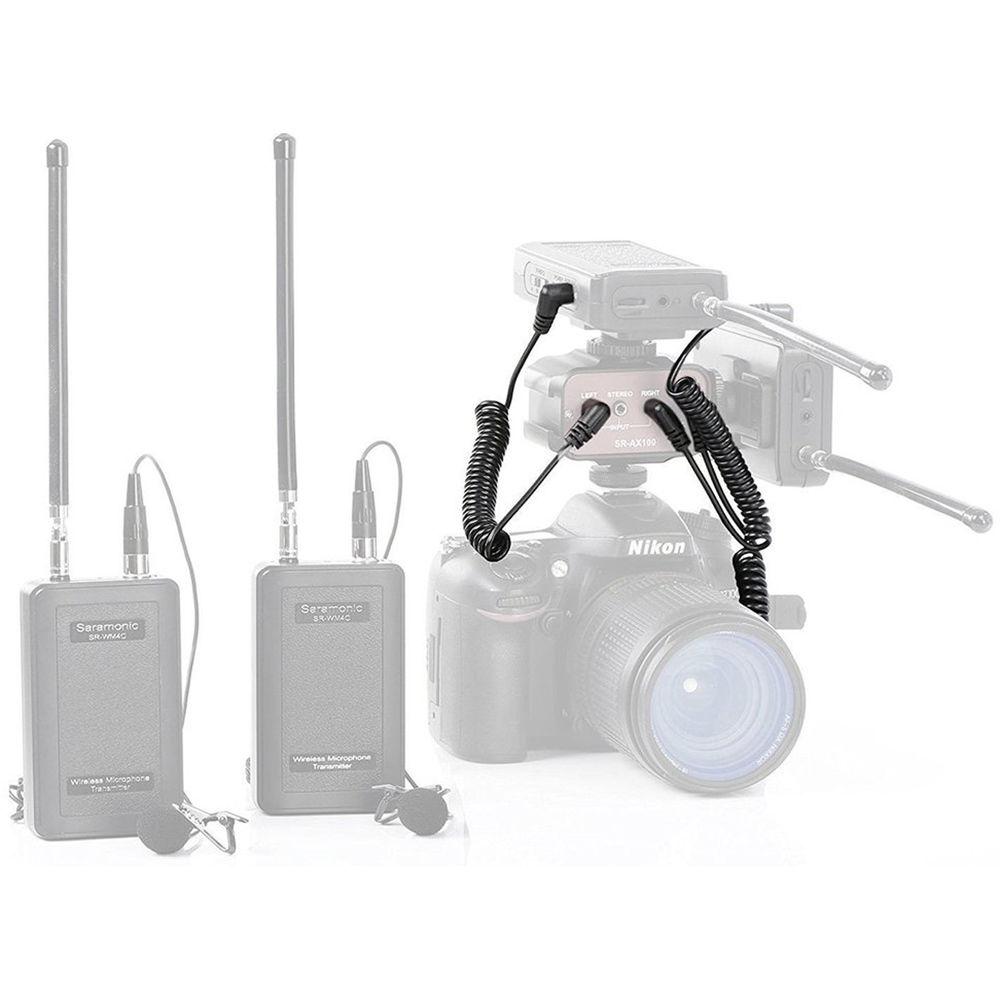 Saramonic 3.5mm Male Stereo TRS to 3.5mm Male Stereo TRS Coiled Cables