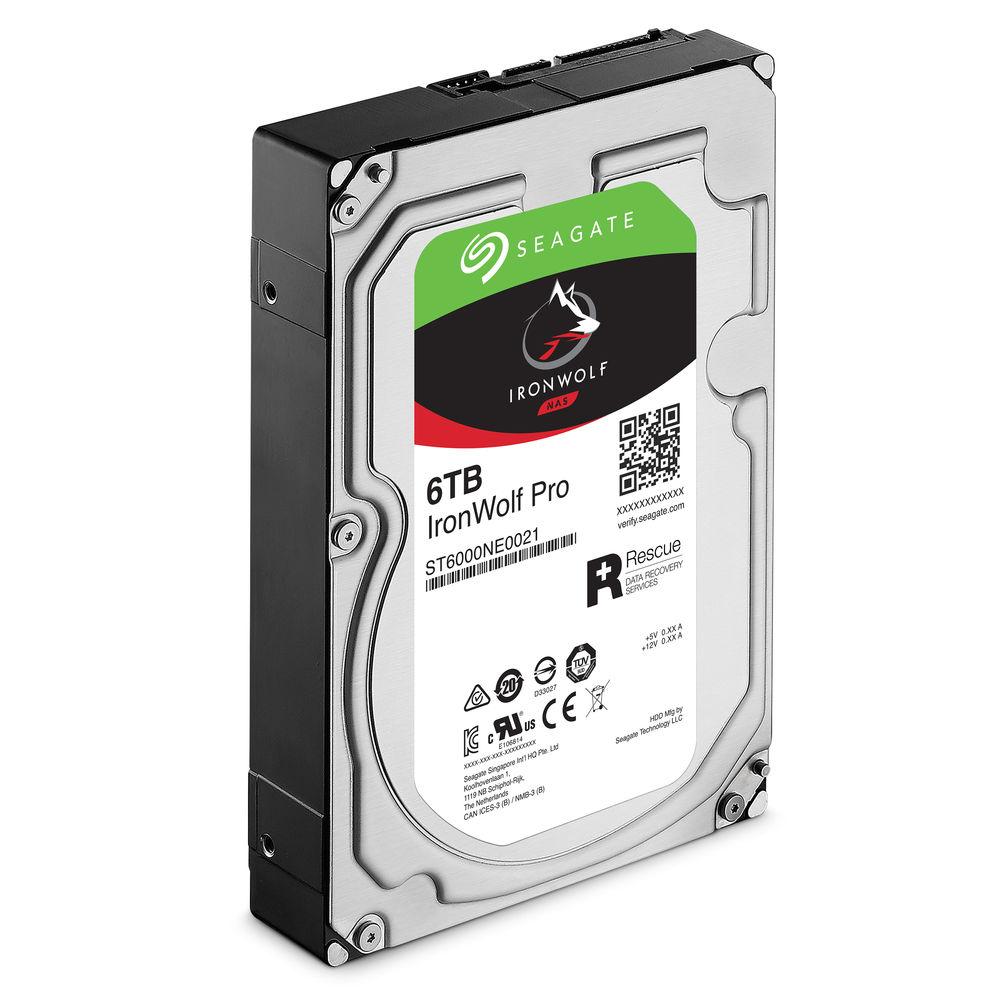 Seagate 6TB IronWolf Pro 7200 rpm SATA III 3.5" Internal NAS HDD