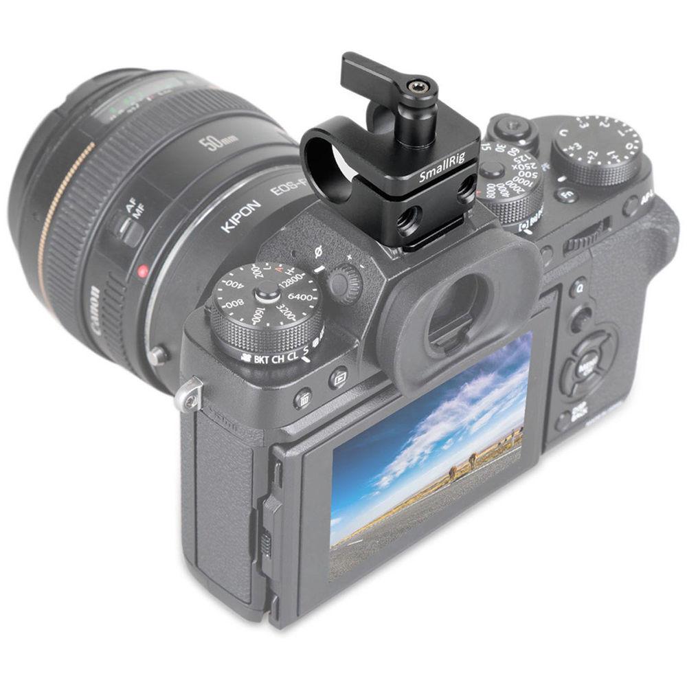 SmallRig 15mm Rod Clamp with Cold Shoe