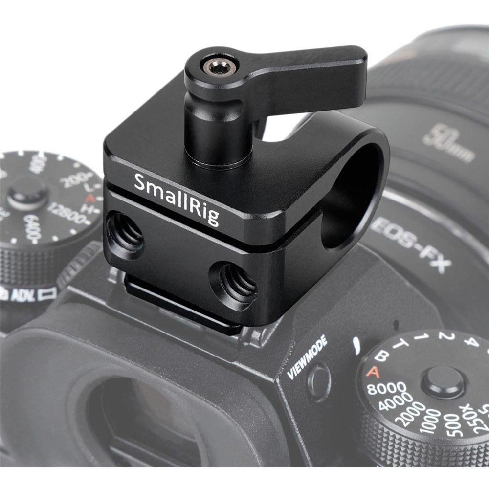 SmallRig 15mm Rod Clamp with Cold Shoe