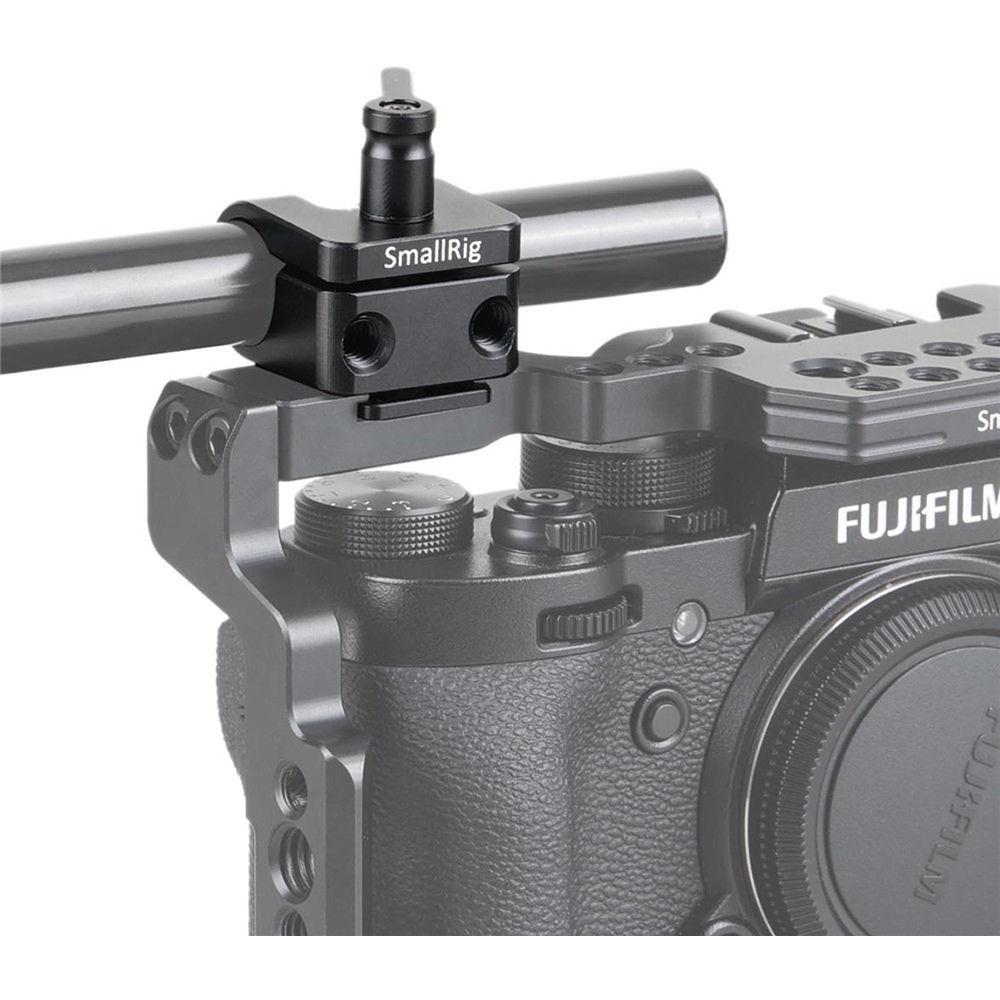 SmallRig 15mm Rod Clamp with Cold Shoe