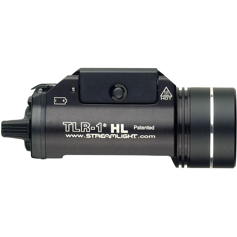 Streamlight TLR-1 HL Rail-Mounted Weapon Flashlight with Earless Screw Kit