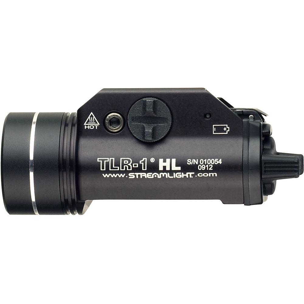 Streamlight TLR-1 HL Rail-Mounted Weapon Flashlight with Earless Screw Kit