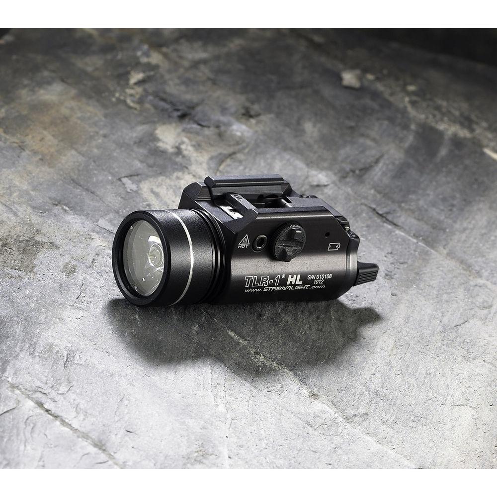 Streamlight TLR-1 HL Rail-Mounted Weapon Flashlight with Earless Screw Kit