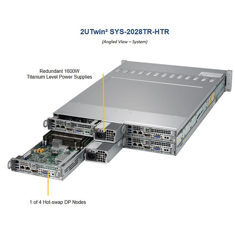 Supermicro SuperServer 2028TR-HTR with Four Hot-Pluggable Systems