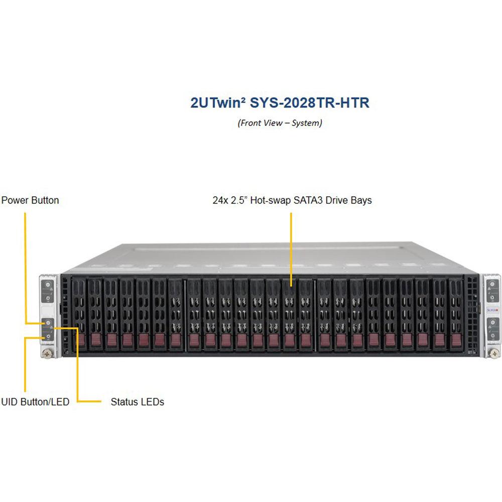 Supermicro SuperServer 2028TR-HTR with Four Hot-Pluggable Systems