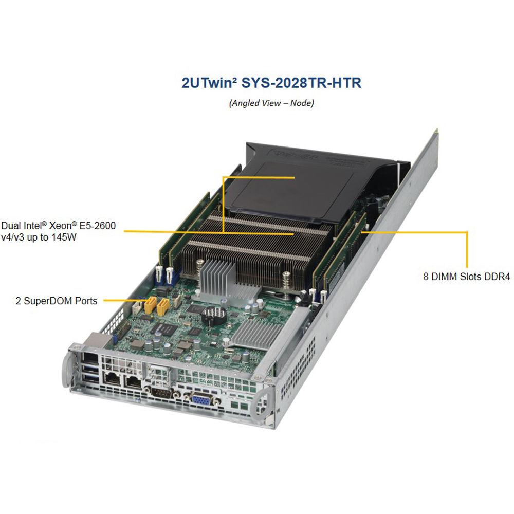 Supermicro SuperServer 2028TR-HTR with Four Hot-Pluggable Systems