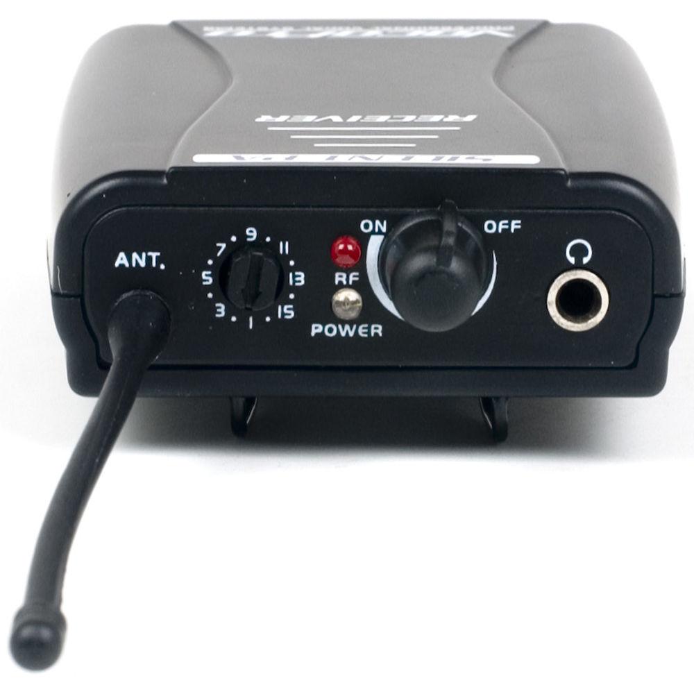 VocoPro Professional PLL Wireless In-Ear Monitor Package with Stationary Transmitter and Receiver