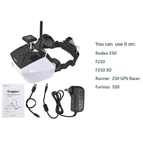 Walkera 40-Channel Wireless 5.8G FPV Racing Goggles with 5" HD Screen