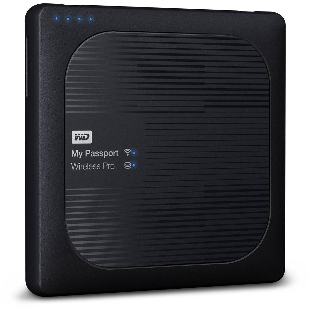 WD 4TB My Passport Wireless Pro USB 3.0 External Hard Drive