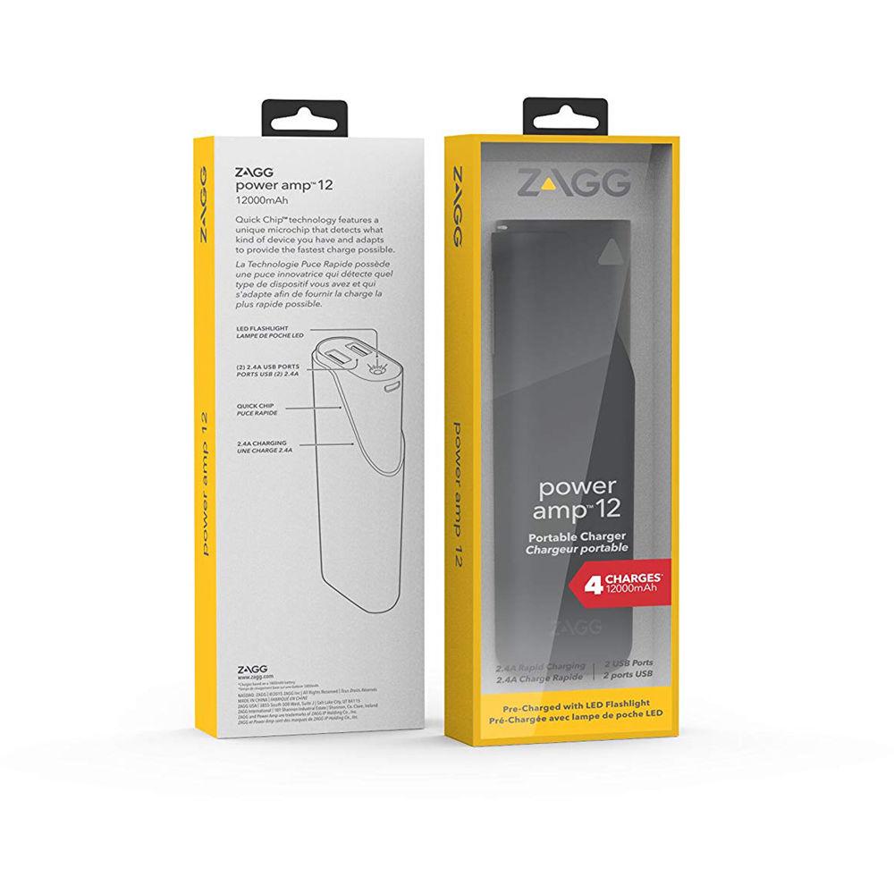 ZAGG Power Amp 12 Portable Charger and Flashlight