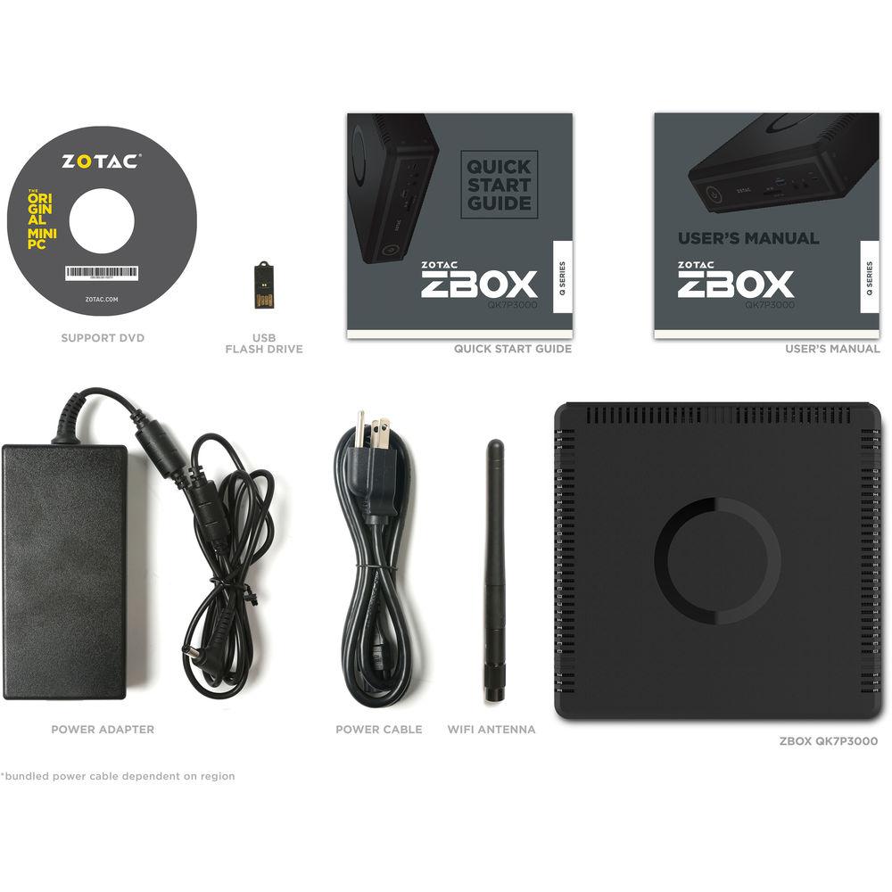 ZOTAC ZBOX QK7P3000 Mini Desktop Computer
