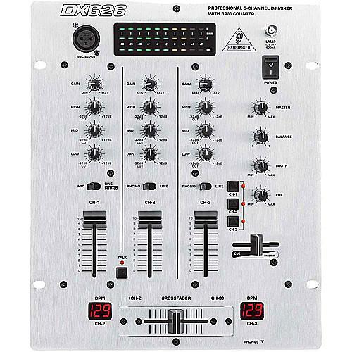 Behringer DX-626 Professional 3 Channel DJ Mixer