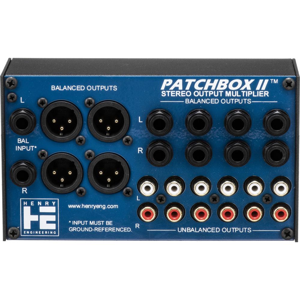 Henry Engineering Patch Box II Analog Stereo Output Multiplier and Signal Converter