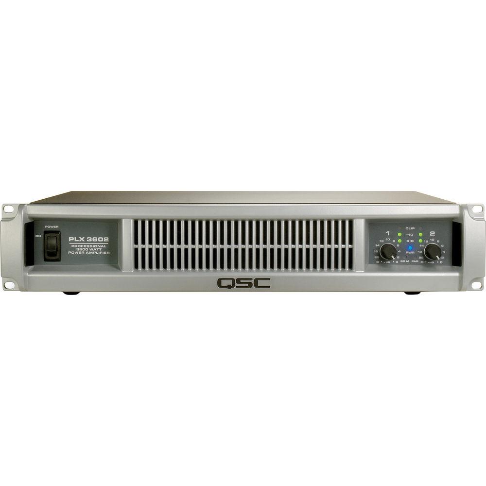 QSC PLX-3602 - PLX2 Series Stereo Power Amplifier - 775W per Channel into 8 Ohms