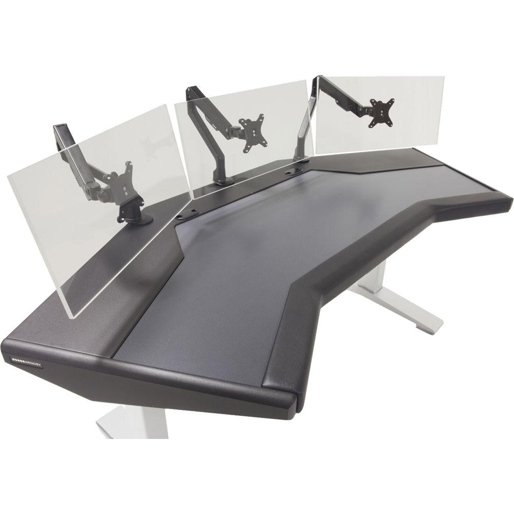 Argosy Halo.G Standard Ultimate XM Desk with Three Monitor Arms