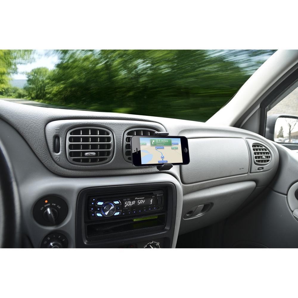 Bracketron Mi-T Portrait Landscape Grip Vent Mount for Select Smartphones and Portable Devices