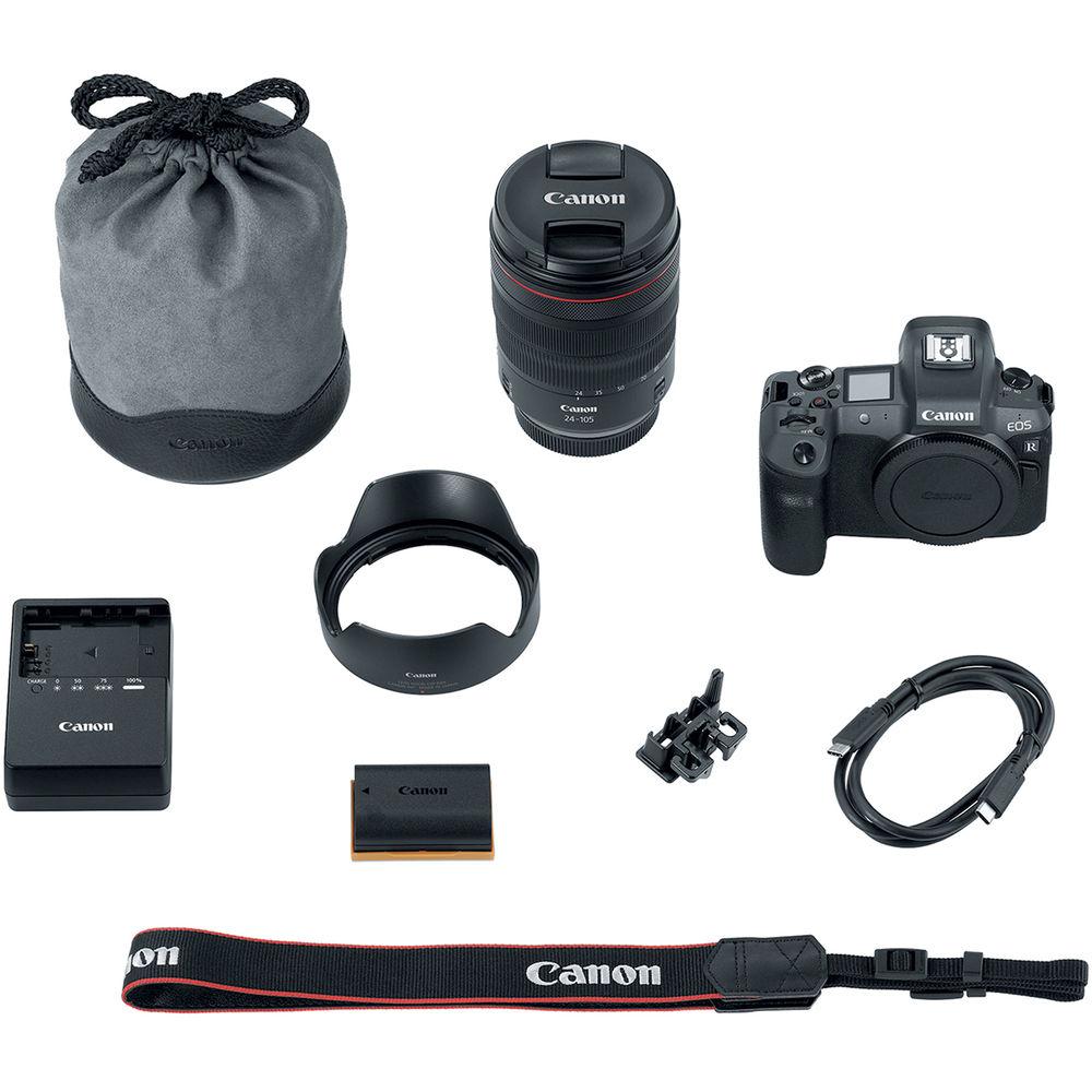 Canon EOS R Mirrorless Digital Camera with 24-105mm Lens