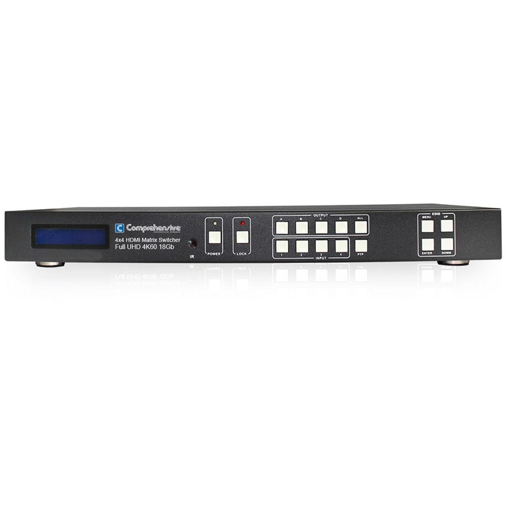 Comprehensive Pro AV IT 4K 4x4 HDMI Matrix Switcher