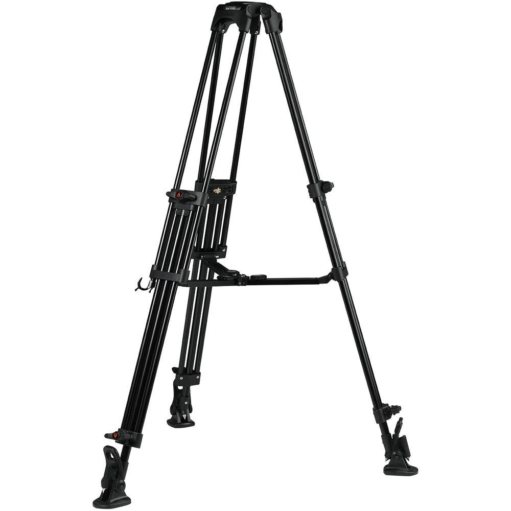 E-Image EG04AS 2-Stage Aluminum Tripod System with GH04 Dual-Base Fluid Head