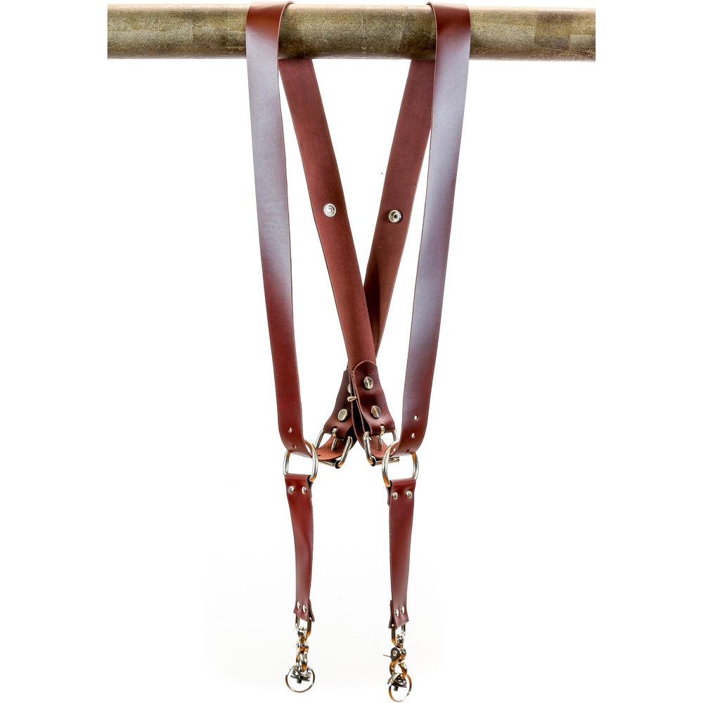 Funk Plus Latigo Leather Snap Back Harness with 1.5" Wide Straps