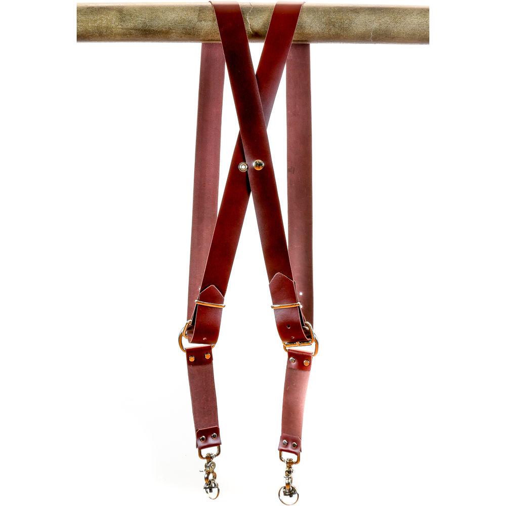 Funk Plus Latigo Leather Snap Back Harness with 1.5" Wide Straps