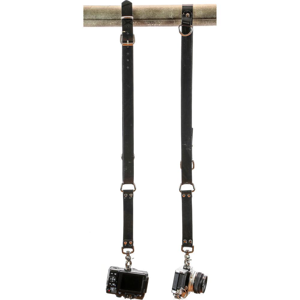 Funk Plus PVC Vinyl Snap Back Harness with 1.25" Wide Straps and D-Rings