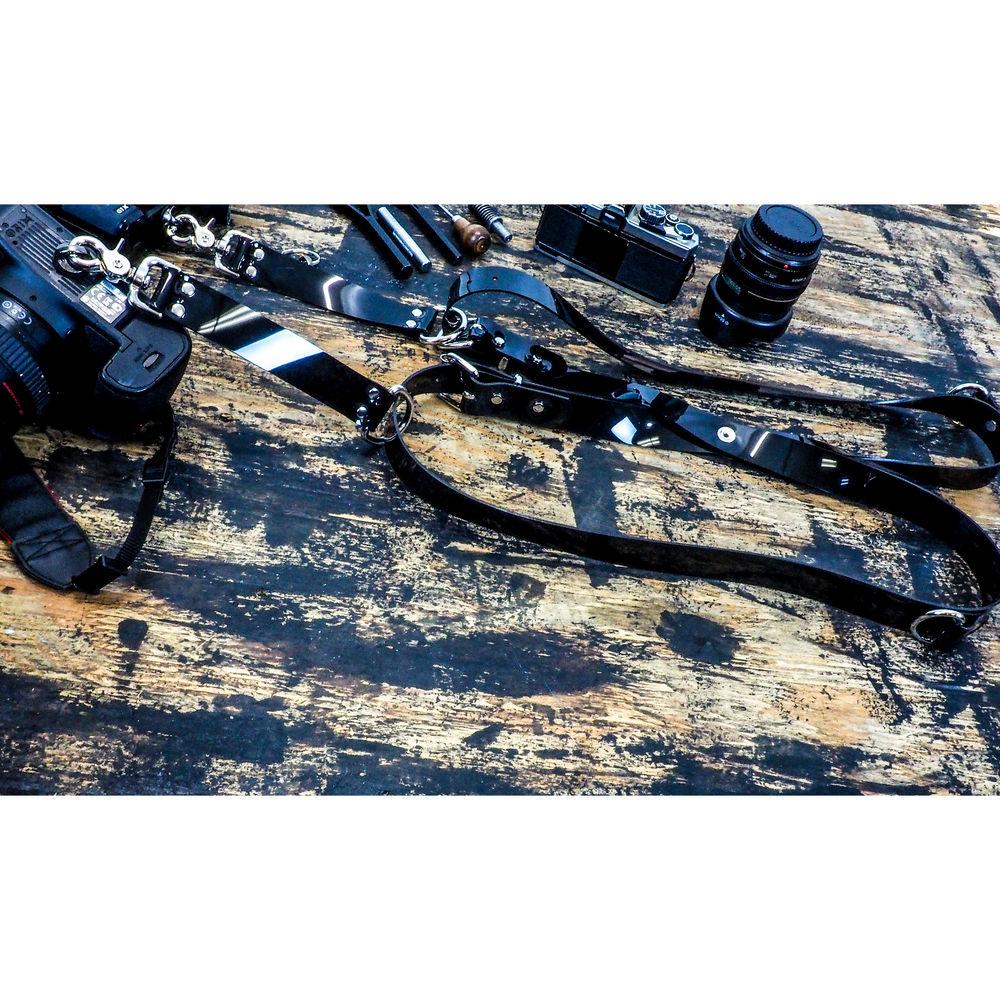 Funk Plus PVC Vinyl Snap Back Harness with 1.25" Wide Straps and D-Rings