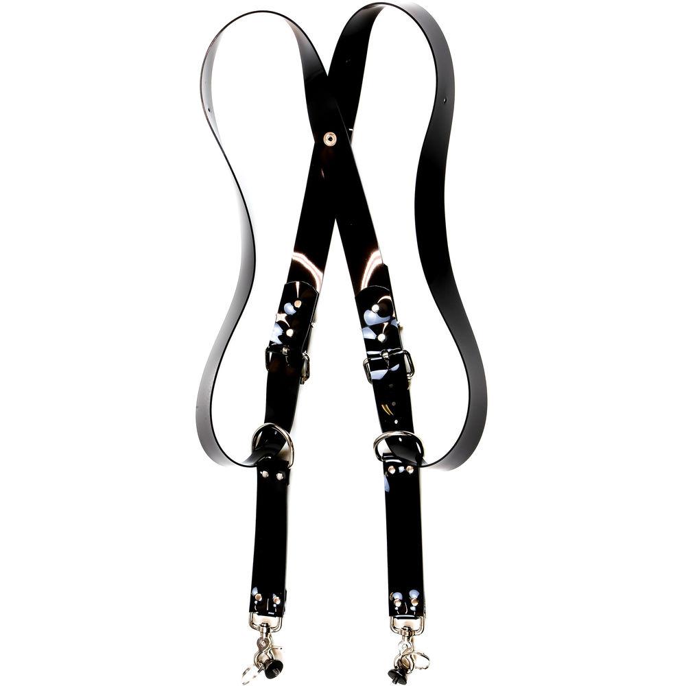 Funk Plus PVC Vinyl Snap Back Harness with 1.5" Wide Straps